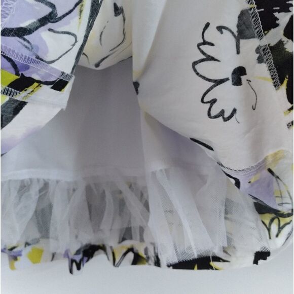 Iz byer Floral Print Dress with Toole Lining - Picture 6 of 8